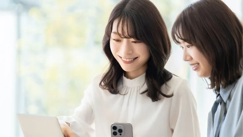 女性二人 メール