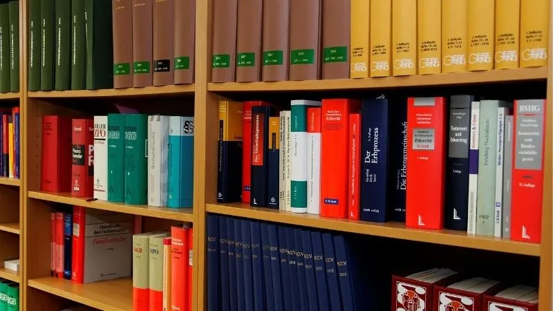 英語の本がたくさん